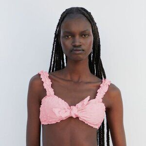 Frankies Bikinis -Colby Eyelet Bikini Top SMALL & -Lisa eyelet bottom XS